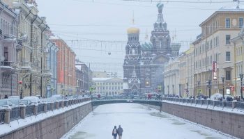 Санкт Петербург зимой